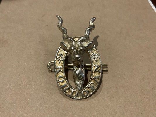Sudan Kordofan Province Police silver cap or Pagri badge