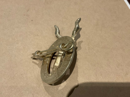 Sudan Kordofan Province Police silver cap or Pagri badge