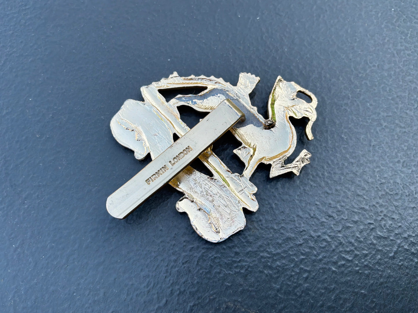 Royal Berkshire Regiment anodised cap badge