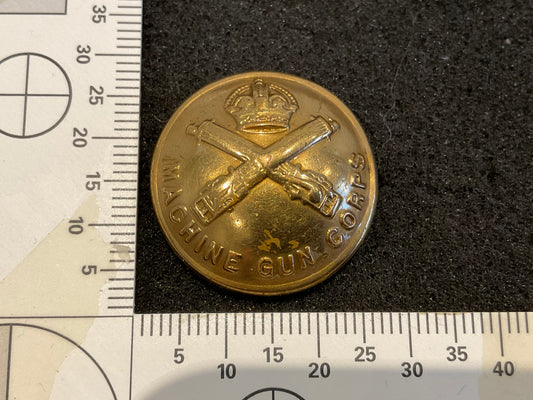 WW1 Machine Gun Corps large button, by Armfield.