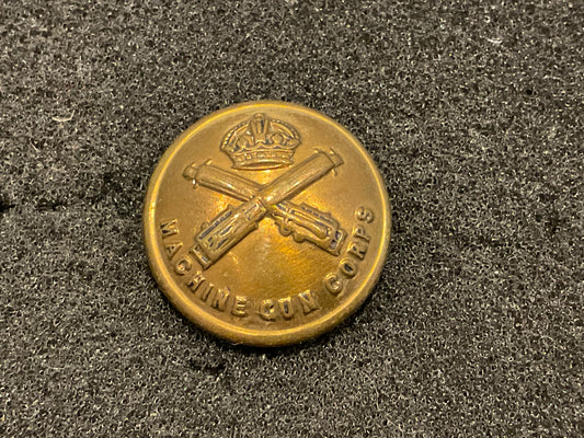 WW1 Machine Gun Corps 20mm brass button.