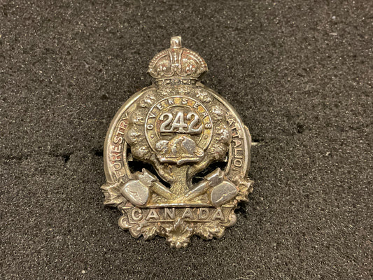 WW1 CEF 242nd Battalion “Canadian Forestry battalion” sweetheart.
