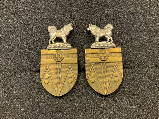 The Yukon Regiment collar badge, only worn 1962-68.