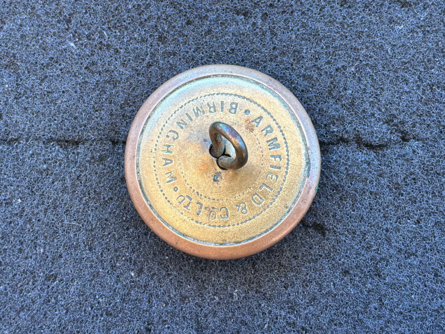 WW1 Army Veterinary Services ORs button.