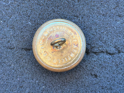 WW1 Machine Gun Corps large brass button.