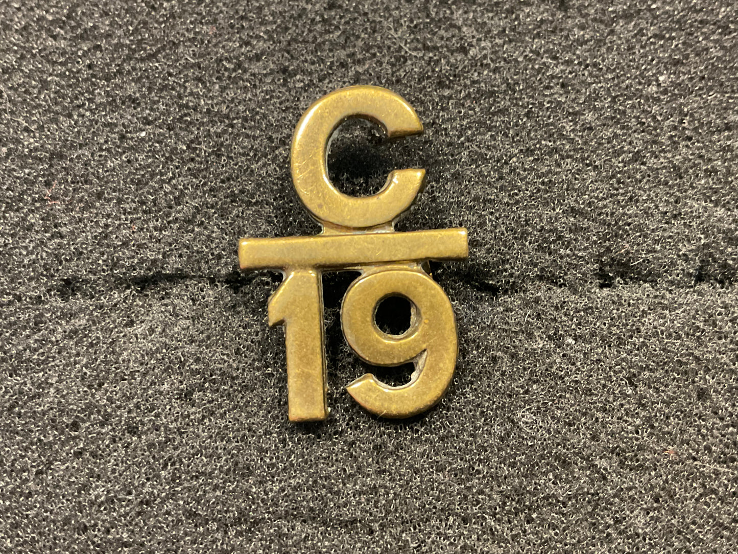 WW1 CEF 19th Infantry Battalion collar badge by TIPTAFT.