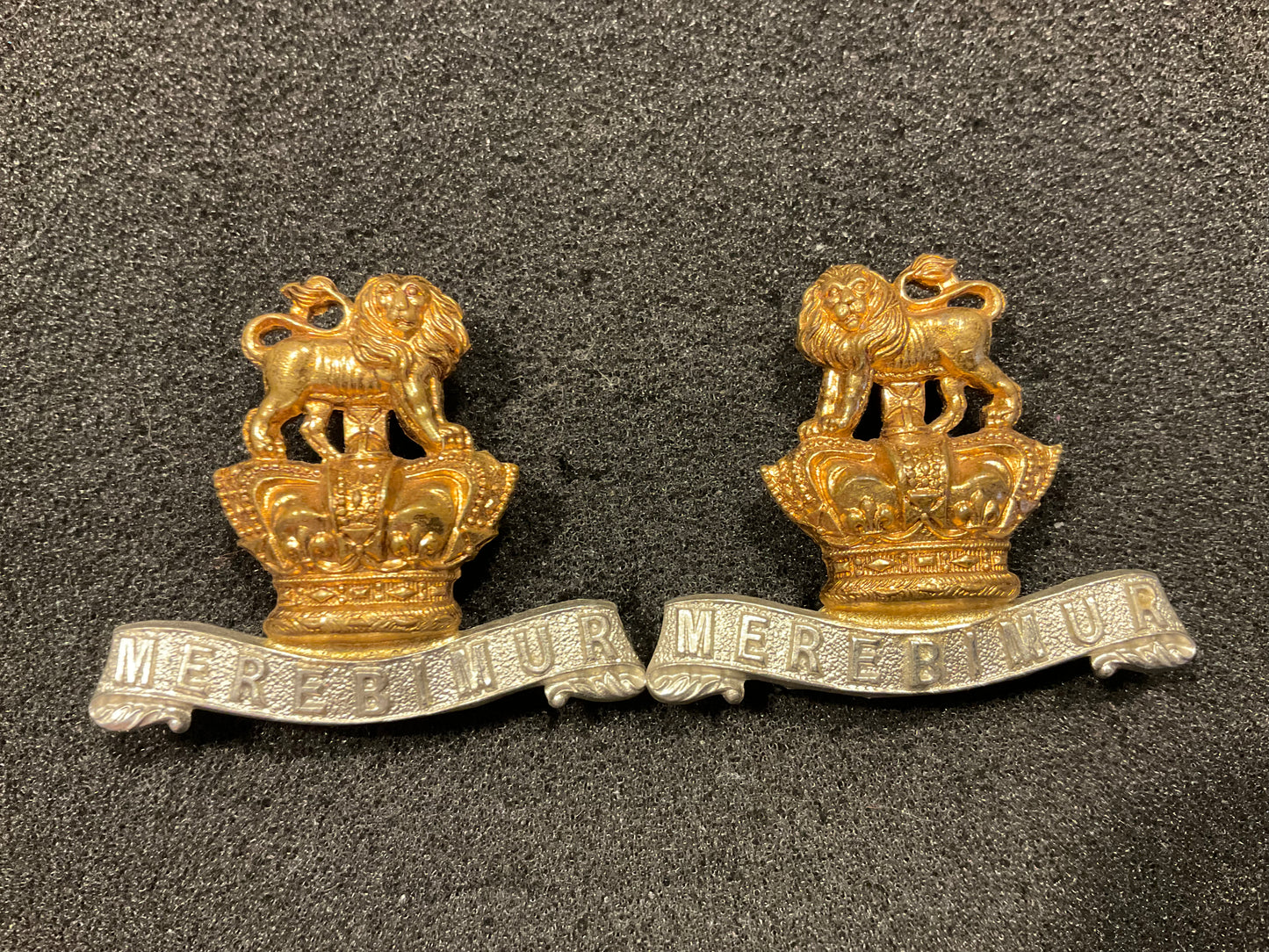 QVC 15th Kings Hussars bi/metal collars.