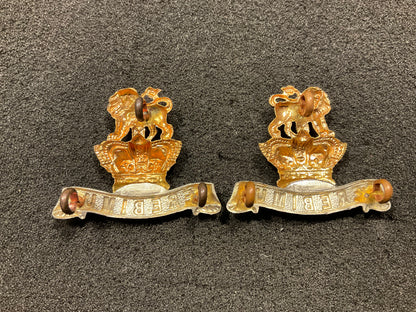 QVC 15th Kings Hussars bi/metal collars.
