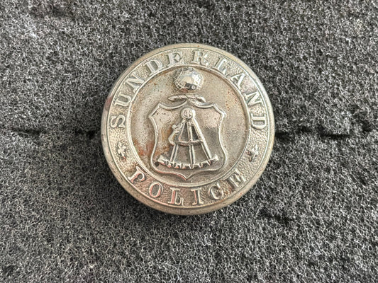 Sunderland Police button made between 1924-48.