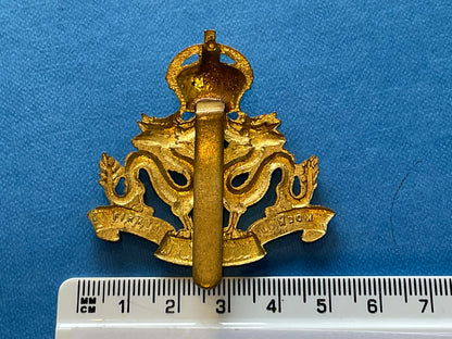 K/C Hong Kong Volunteer Defence Corps cap badge by Firmin.