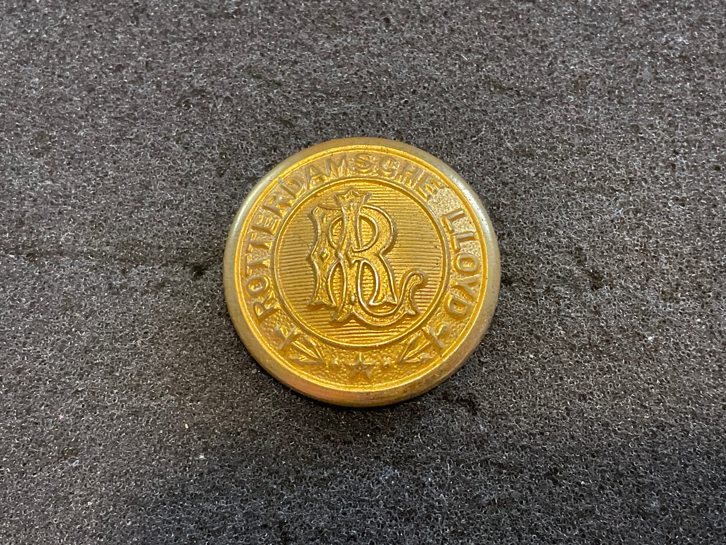 Dutch shipping Line company Rotterdamsche Lloyd large button.