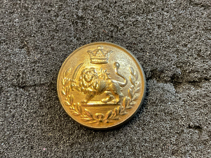 Rare Shah of Iran (pre 1979) Pahlavi Iranian Army Button by Samar Tehran