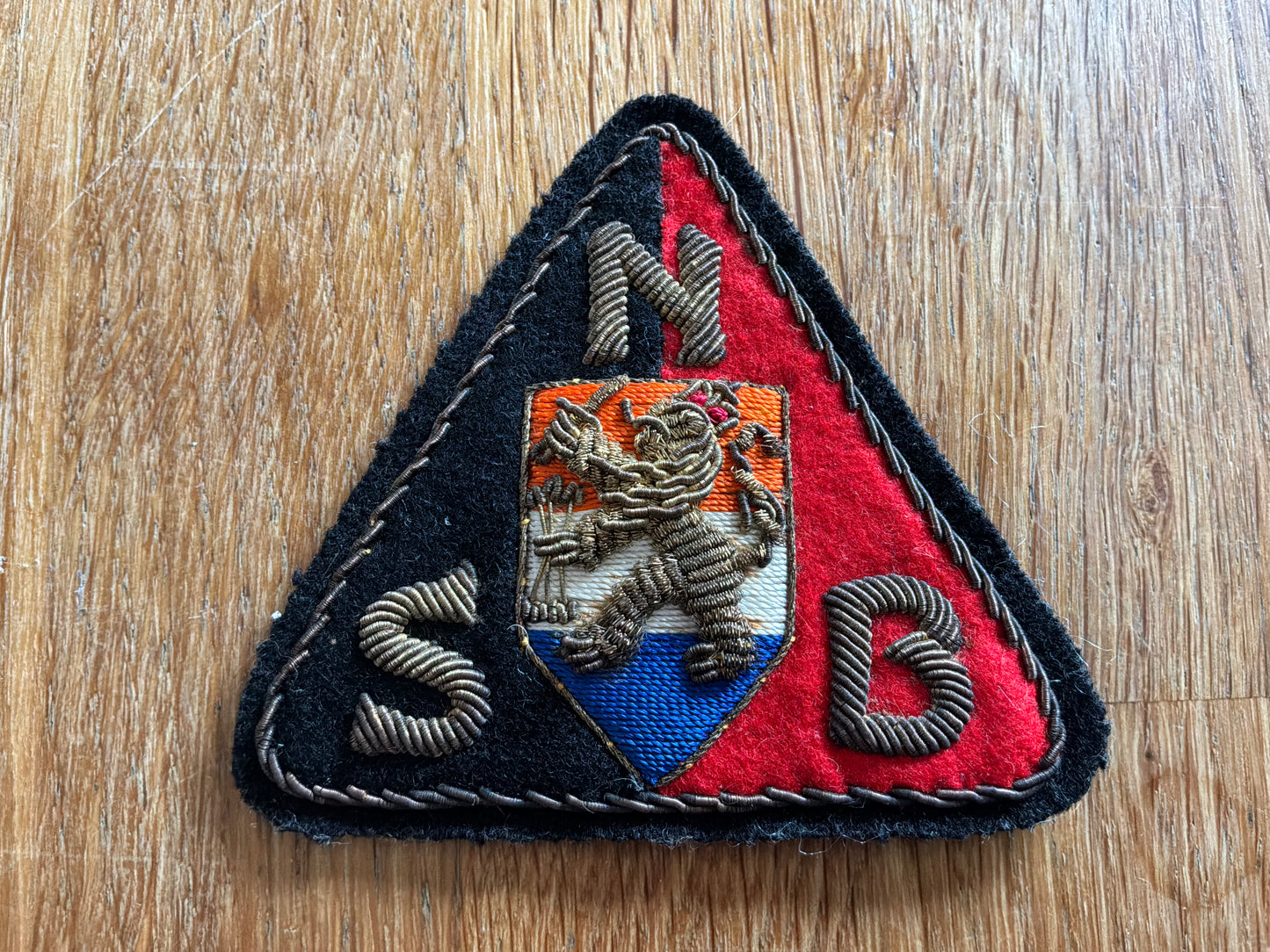 WW2 Dutch NSB (Nationaal-Socialistische Beweging) officer's sleeve/arm badge