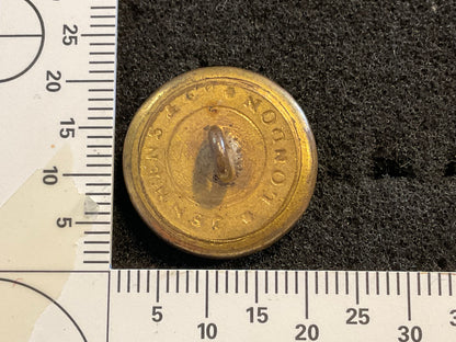 Officer's Gilt Button - 5th Bengal Native Infantry (Post-1861)