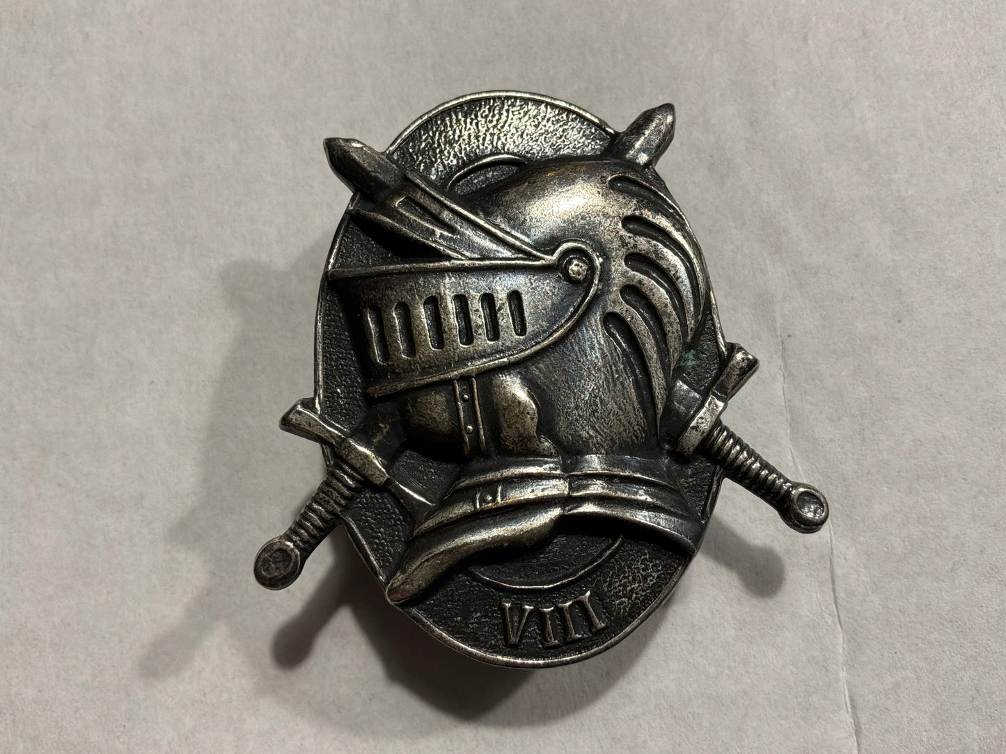 South African 8th Armoured Division HQ cap badge.