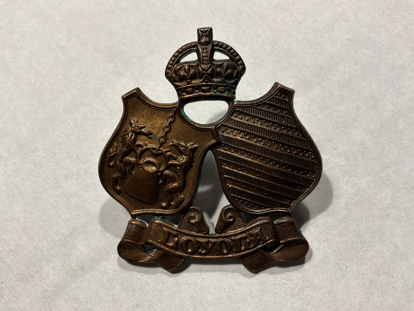 Canadian Loyola College (Montreal) cap badge