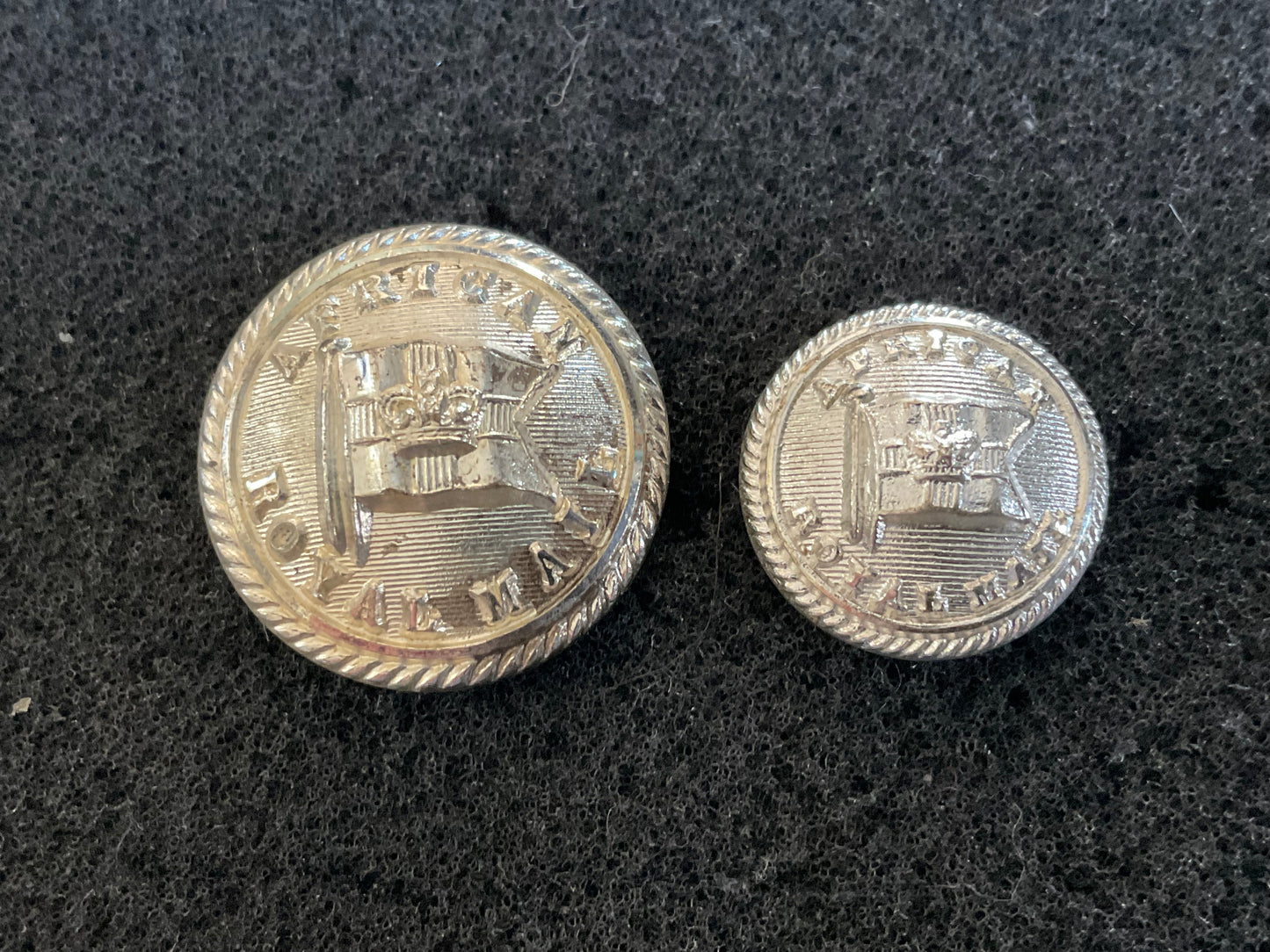 African Royal Mail shipping line buttons circa 1900