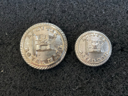 African Royal Mail shipping line buttons circa 1900