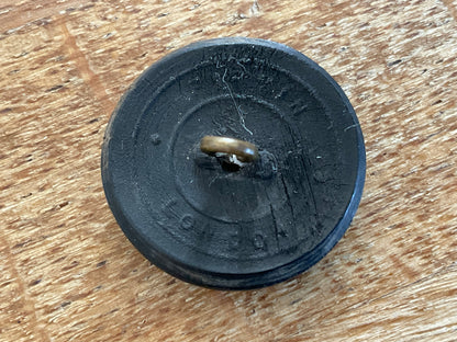 Post 1952 Kings African Rifles black horn button.