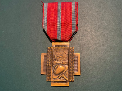 Belgian Fire Cross 1914-1918 (Croix du Feu 1914-1918 or Vuurkruis)