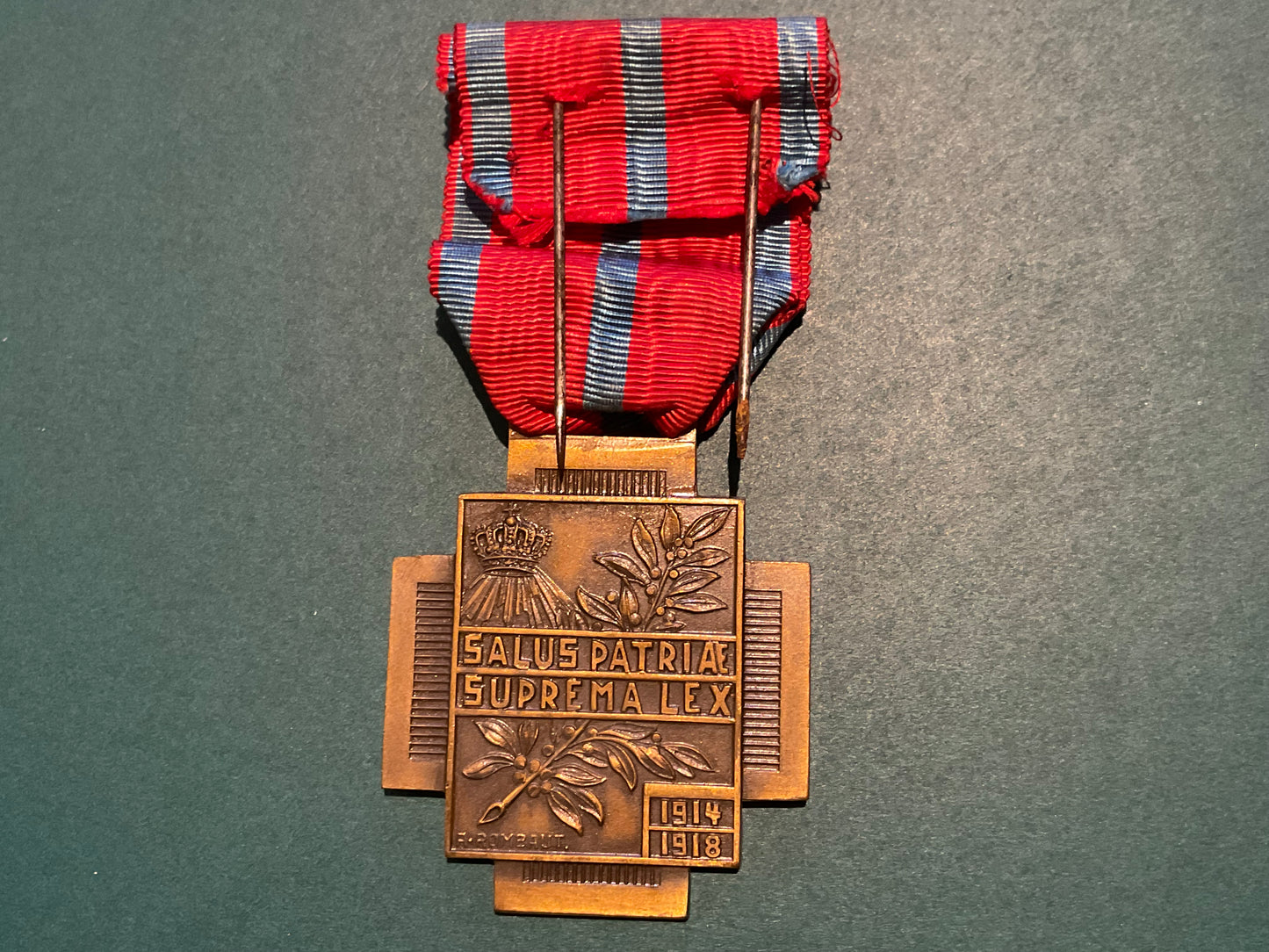 Belgian Fire Cross 1914-1918 (Croix du Feu 1914-1918 or Vuurkruis)