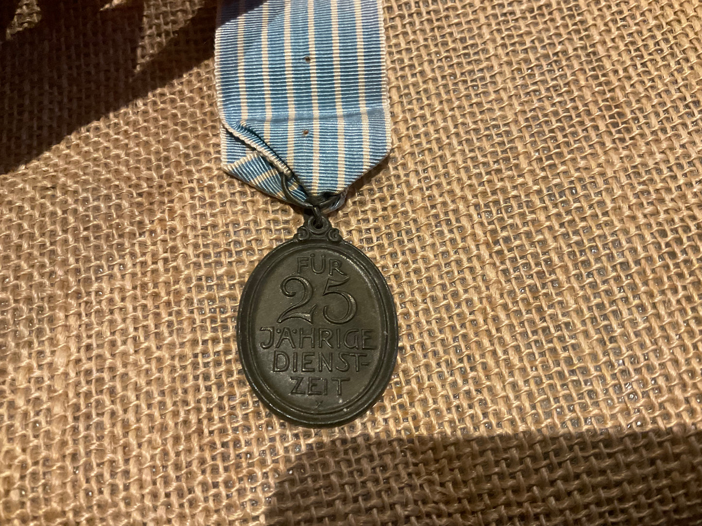 German fire service long service award for 25 years service, (1920-33)