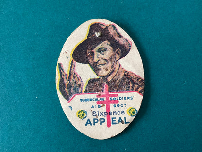 WW2 Australian Tubercular Soldiers’ Aid Society (TSAS) fund raising badge