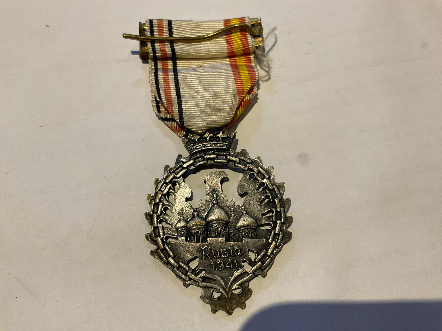 WW2 Spain, Medalla de la Campana de Russia 1941-42 (Blue Division)