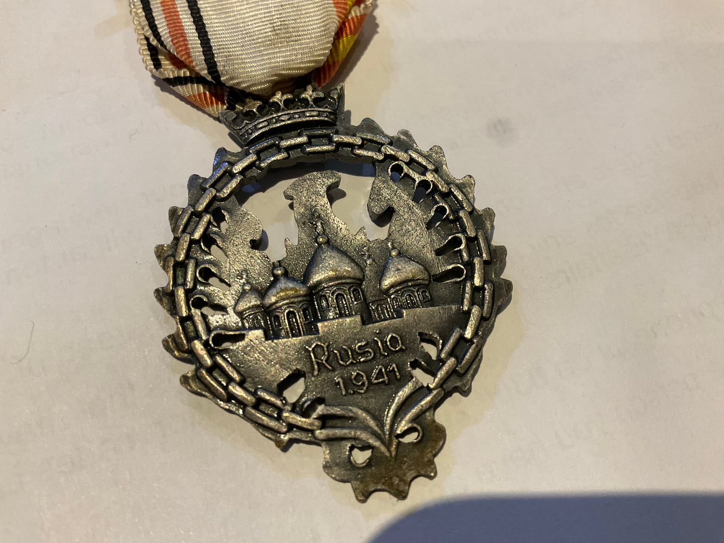 WW2 Spain, Medalla de la Campana de Russia 1941-42 (Blue Division)