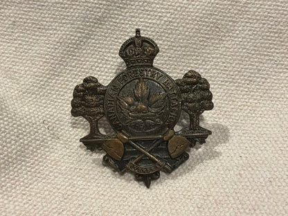 WW1 Canadian Forestry Battalion cap badge by ALLAN