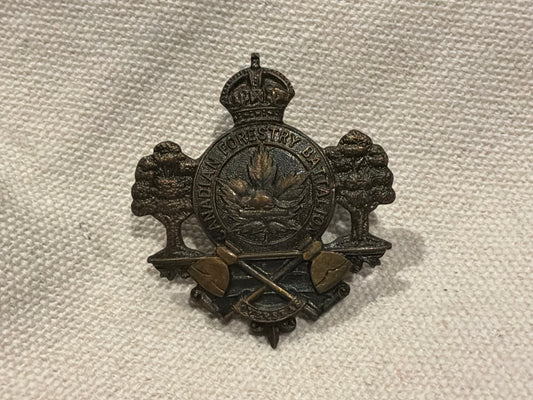 WW1 Canadian Forestry Battalion cap badge by ALLAN