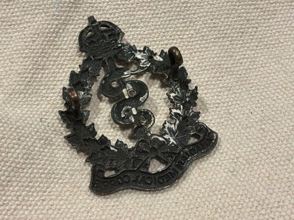 WW1 Canadian Army Medical Corps O.S.D cap badge