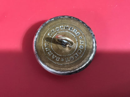 The Third Middlesex Rifle Volunteers officers silver plated button by Samuel.