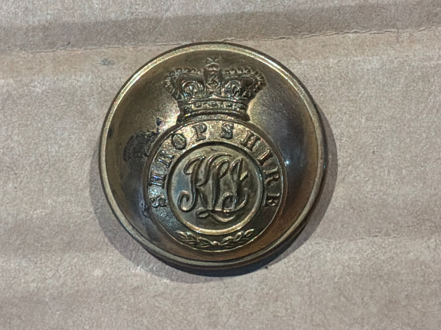 QVC The King’s Light Infantry (Shropshire Regiment) button