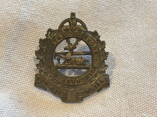 WW2 The North Shore (New Brunswick) Regiment cap badge.