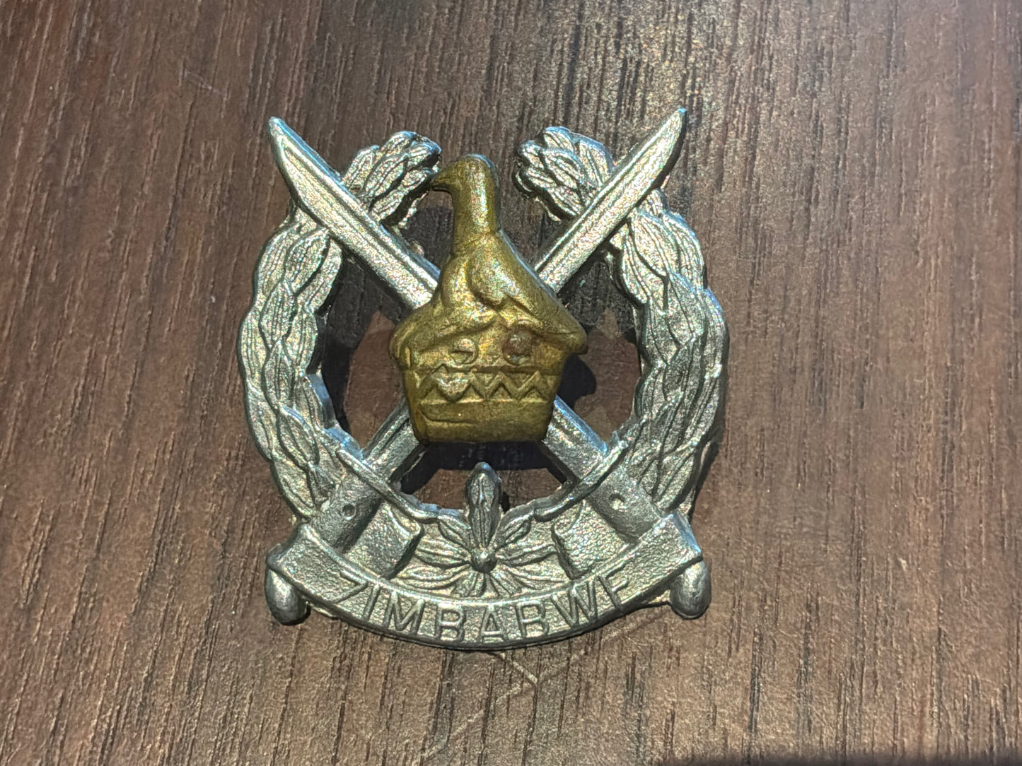 Zimbabwe National Army cap badge