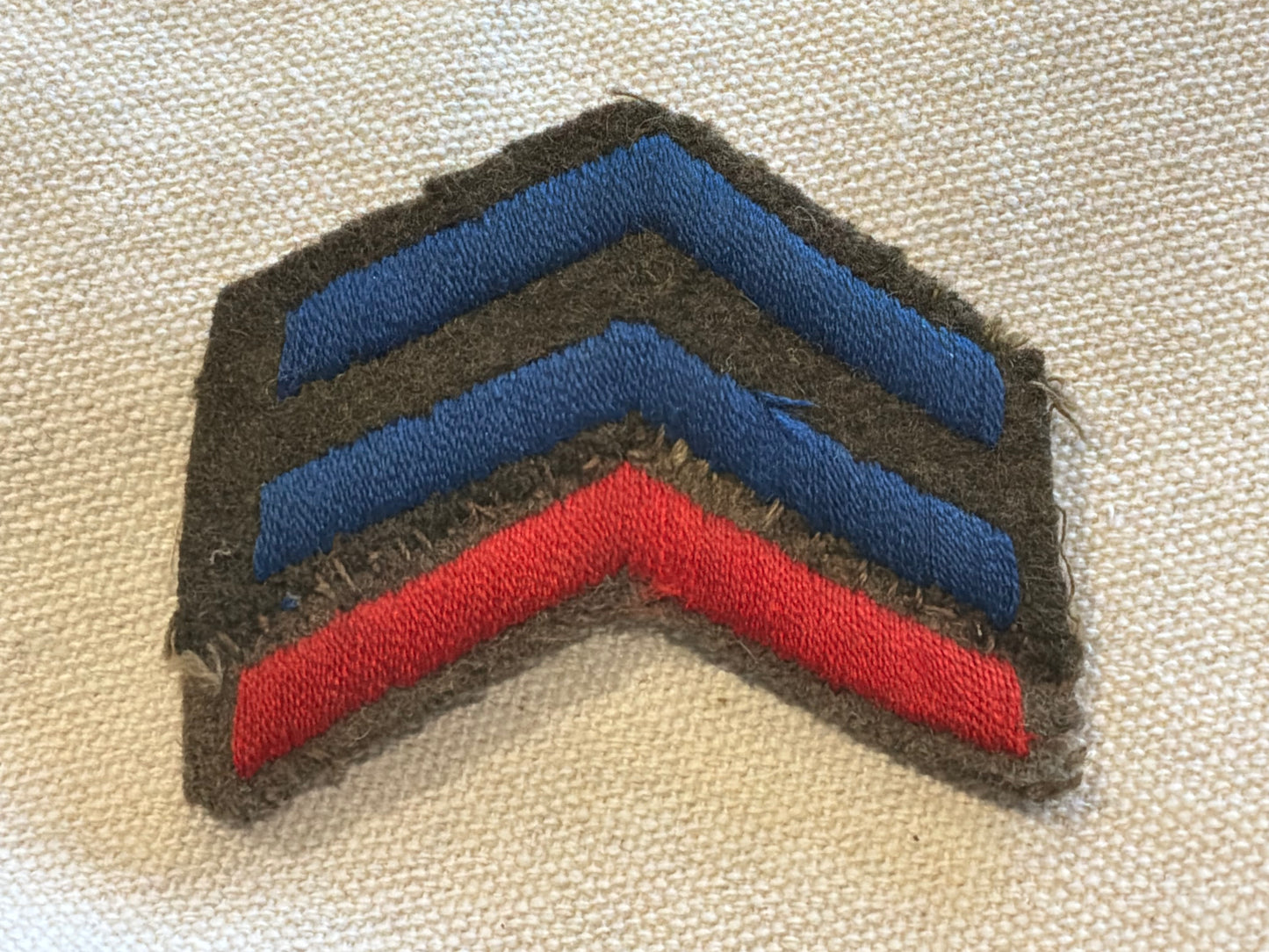 WW1 British/Commonwealth cloth service stripes, 1914-1916.