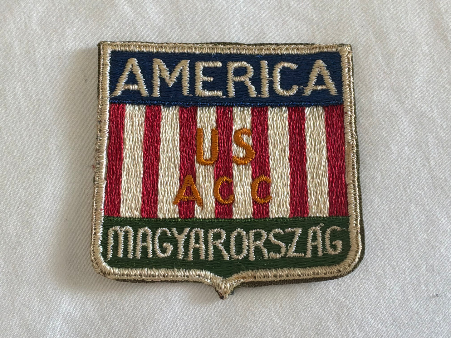 WW2 U.S Army Allied Control Commission Hungary SSI patch