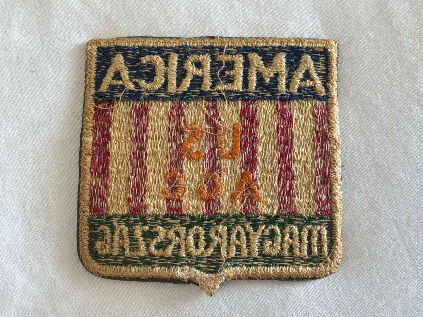 WW2 U.S Army Allied Control Commission Hungary SSI patch