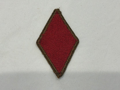 WW2 US Army 5th Infantry Division (“Red Diamond”) green back patch.