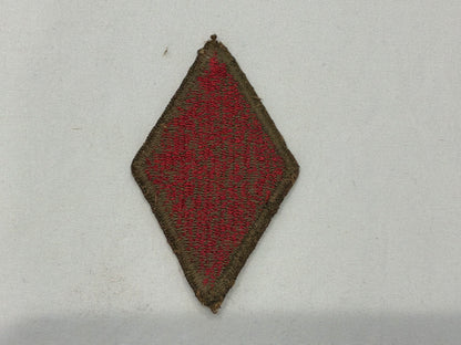 WW2 US Army 5th Infantry Division (“Red Diamond”) green back patch.