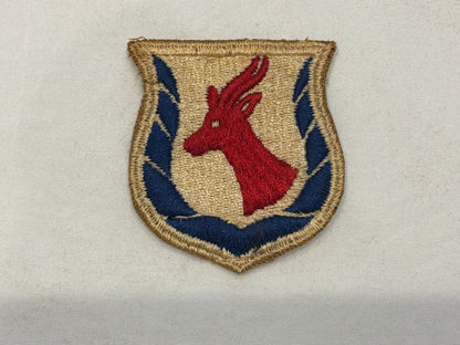 WW2 US Army Eritrea Service Command Early cut edge patch.