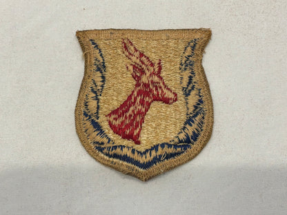 WW2 US Army Eritrea Service Command Early cut edge patch.