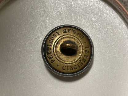 Knights of Pythias, Uniform rank, white metal button circa 1878-90