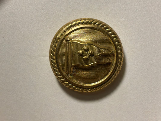 Pre 1916 Prince Line 22mm gilded brass button by Firmin