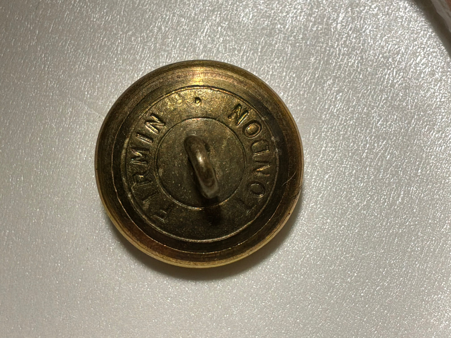 Pre 1916 Prince Line 22mm gilded brass button by Firmin