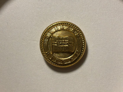 Bullard, King & Co Shipping Line 20mm gilded brass button