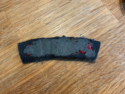 WW2 Army Dental Corps cloth shoulder title.