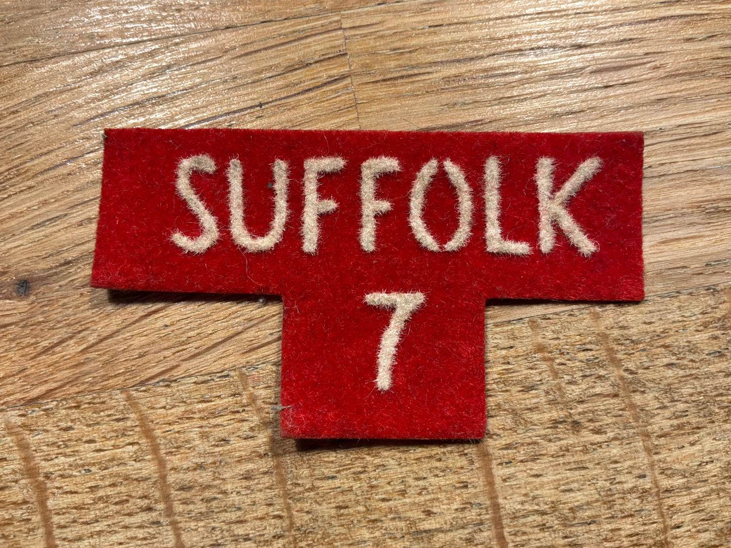 SUFFOLK 7 Red Home Guard District circa 1952-57