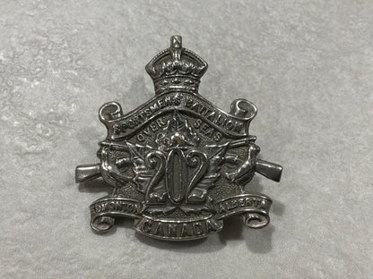 WW1 CEF 202nd (Sportsmen’s) Battalion, Edmonton sweetheart.